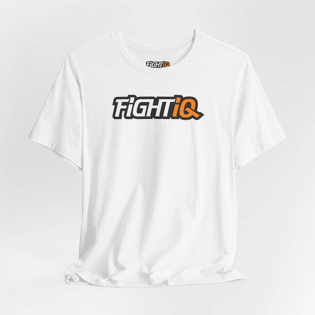 Fight IQ™ Signature Logo Tee – White