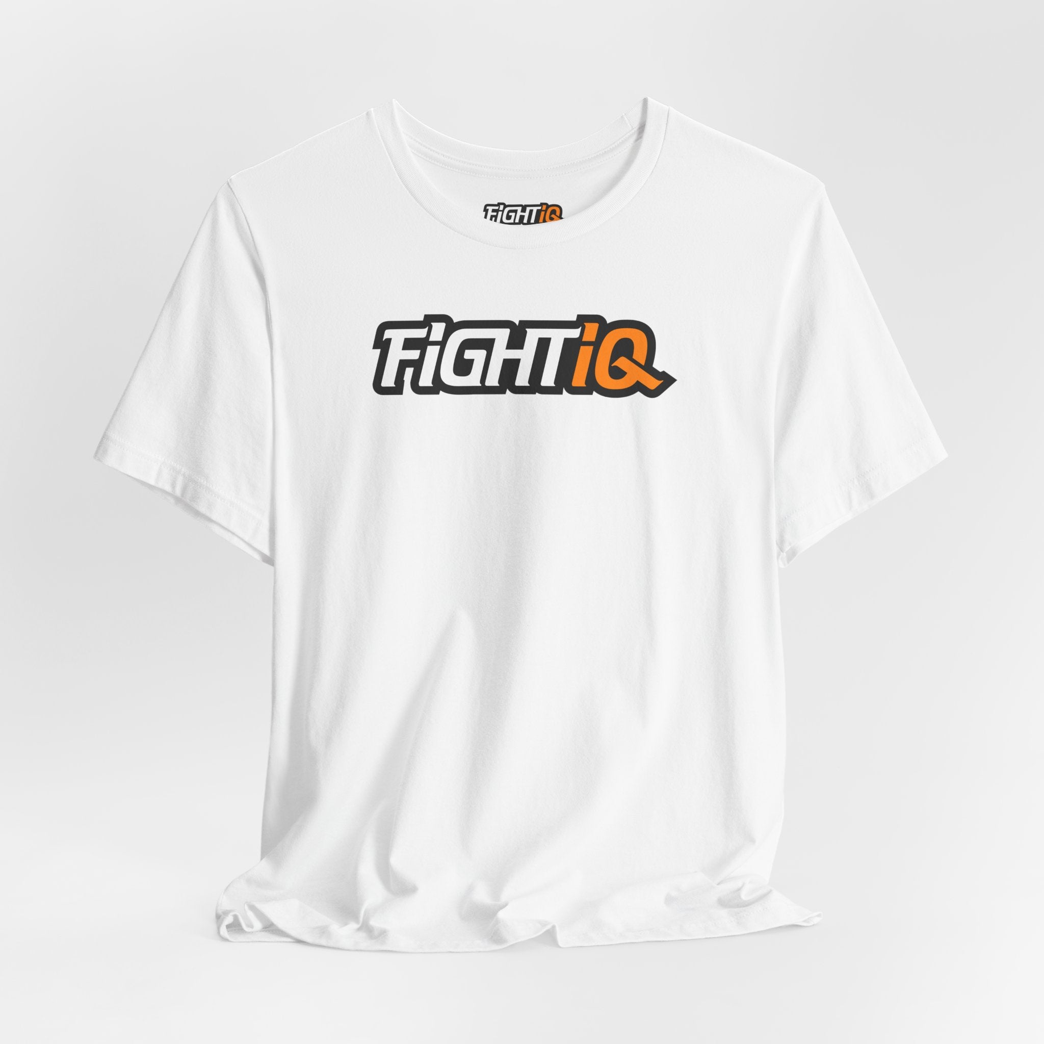 Fight IQ™ Signature Logo Tee – White