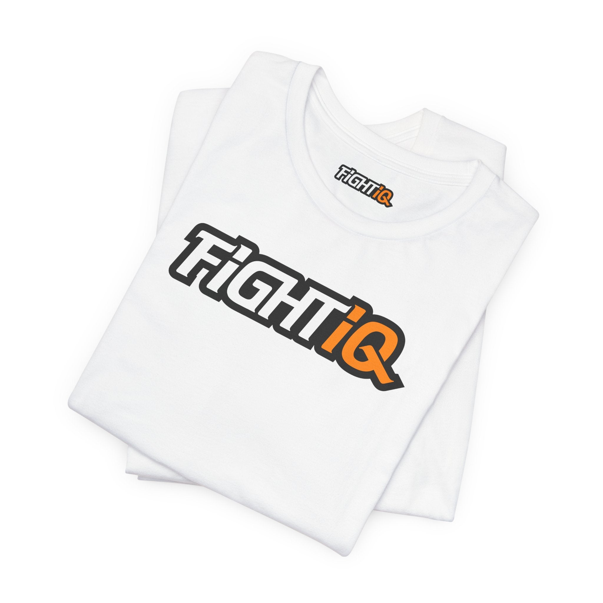 Fight IQ™ Signature Logo Tee – White