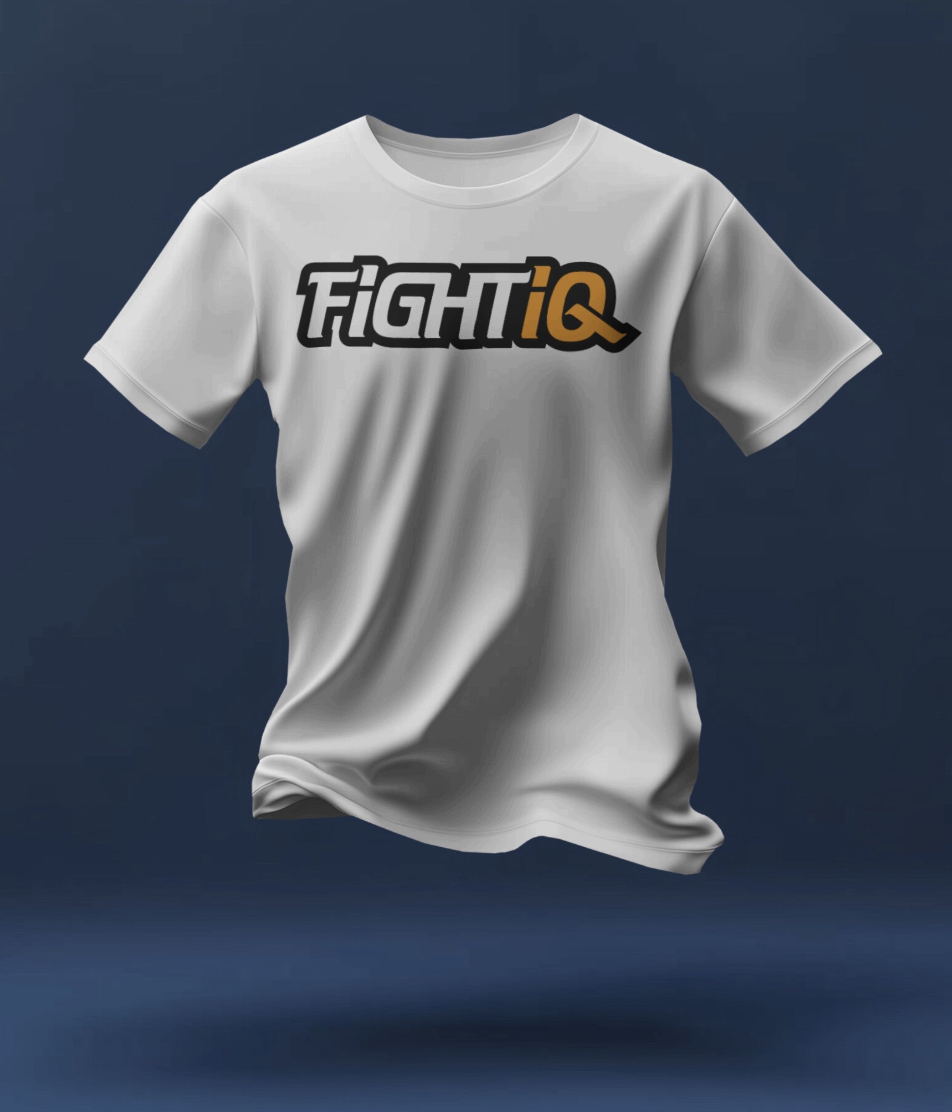 Fight IQ™ Signature Logo Tee – White