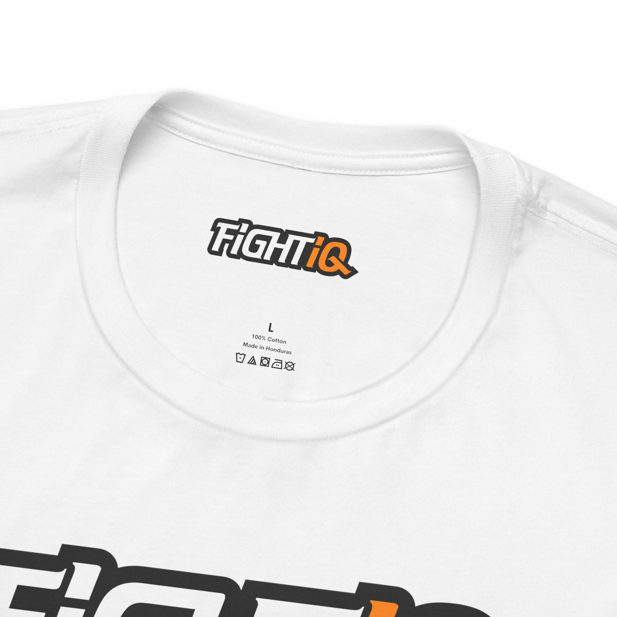 Fight IQ™ Signature Logo Tee – White